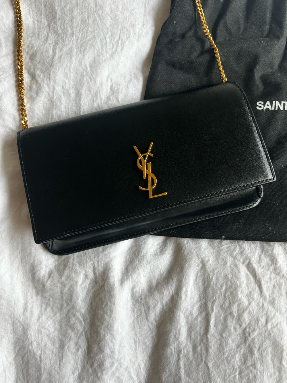 YSL Black Cassandre Crossbody Bag - Picture 2 of 4